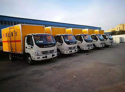 万冲镇爆破器材运输车